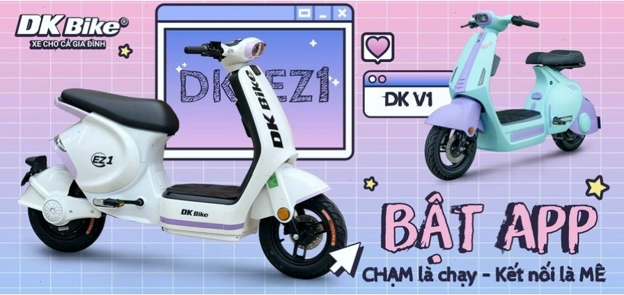 Xe đạp điện DK Bike đa dạng mẫu mã