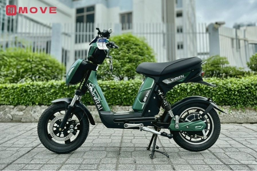 Xe đạp điện DK Samurai với thiết kế mạnh mẽ, nam tính