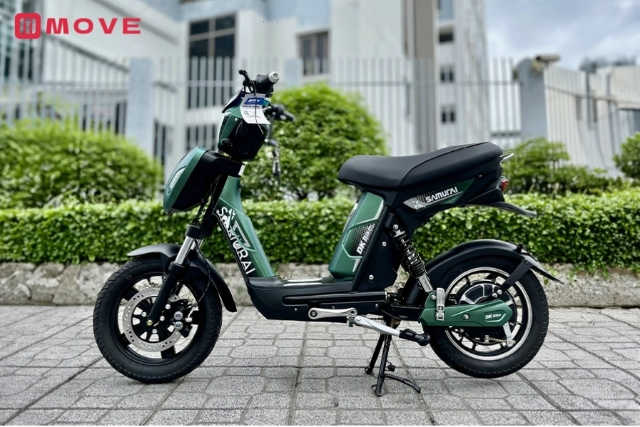 Xe đạp điện DK Samurai với thiết kế mạnh mẽ, nam tính