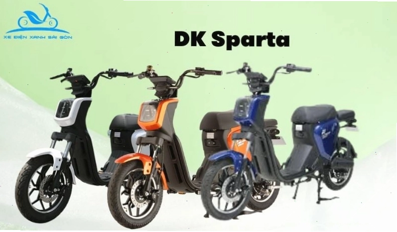 Xe đạp điện DK Sparta màu hồng trẻ trung cho học sinh
