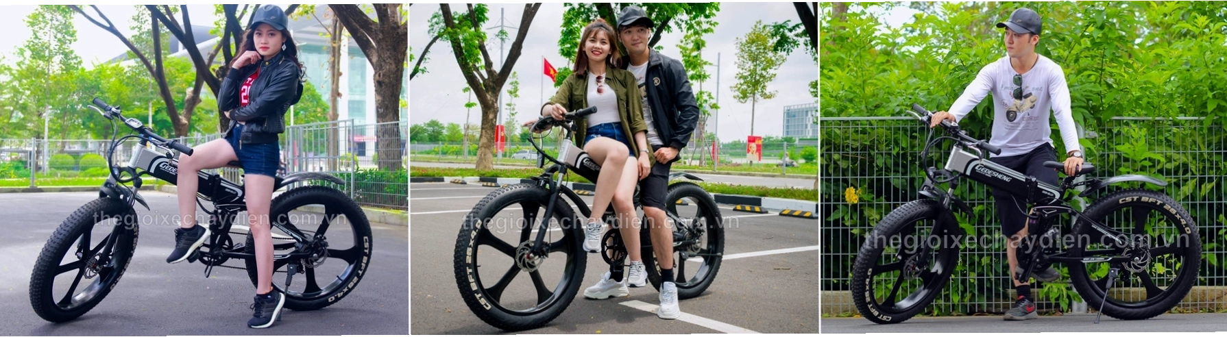 Xe đạp điện gấp