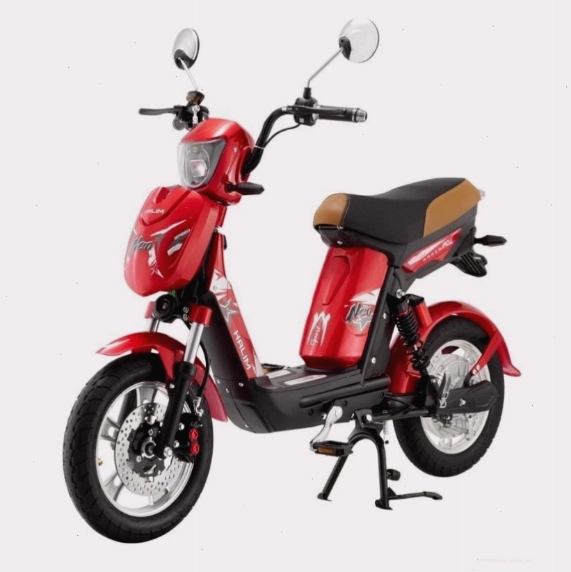 Xe đạp điện Halim Neo màu đỏ nổi bật và cá tính