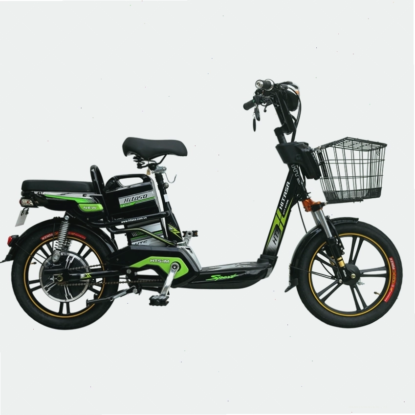 Xe đạp điện Hitasa IM23 màu xanh lá