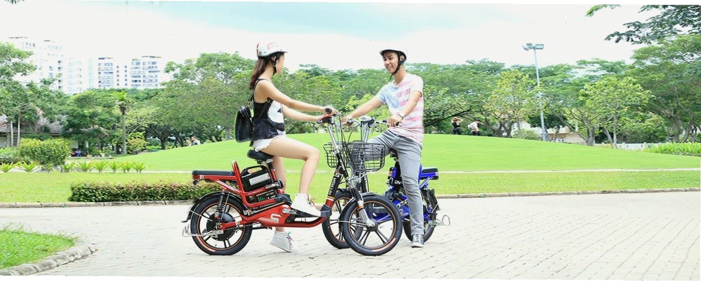 Xe đạp điện Hitasa với thiết kế thanh lịch và nhiều tiện ích