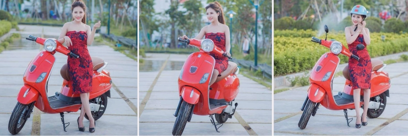 Xe đạp điện JVC Eco với thiết kế thanh lịch