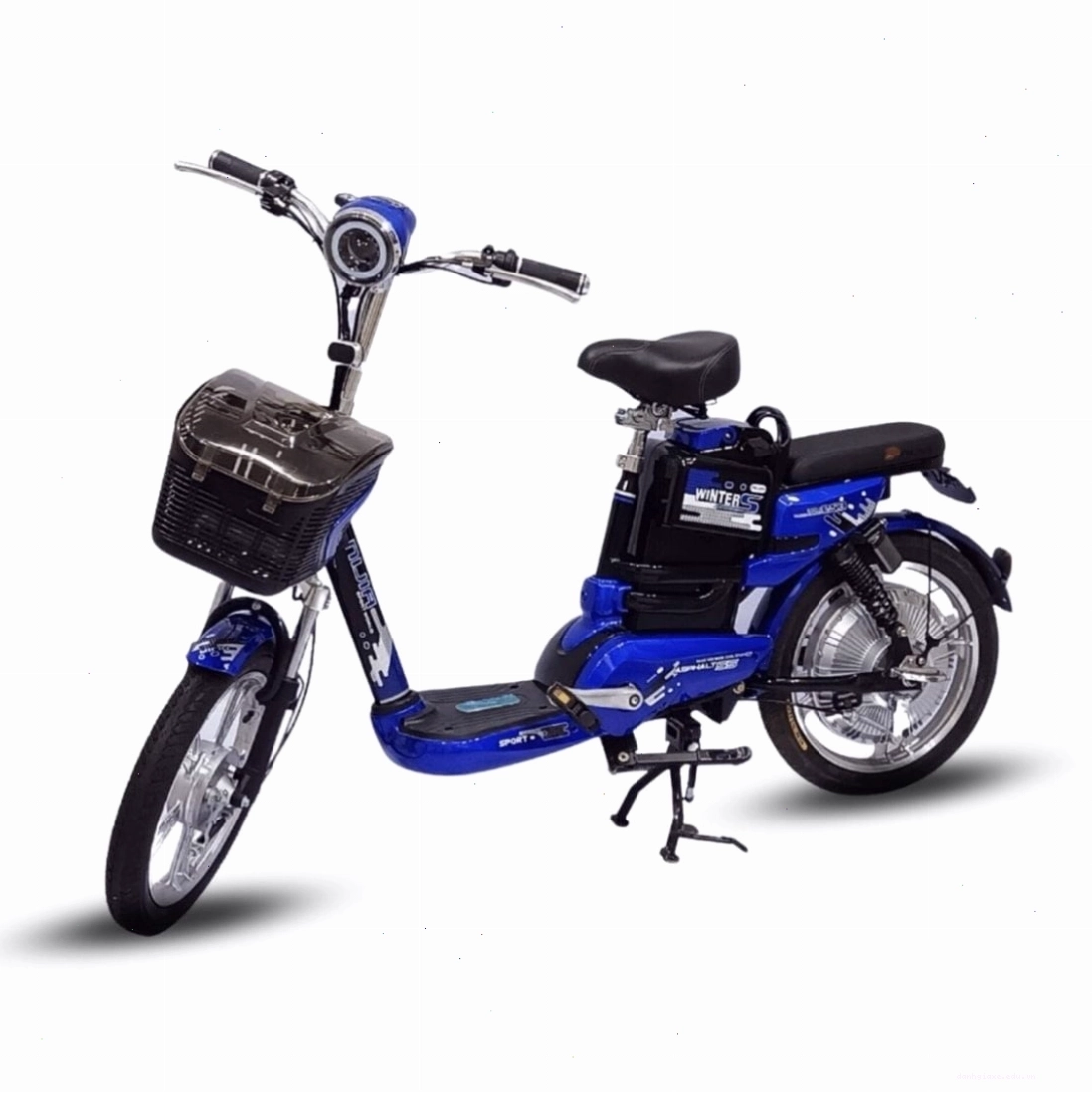 Xe đạp điện Nijia Winter S màu xanh dương năng động