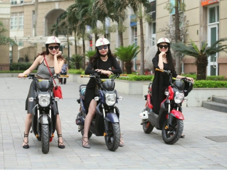 Xe đạp điện thương hiệu Nhật được nhiều bạn trẻ lựa chọn