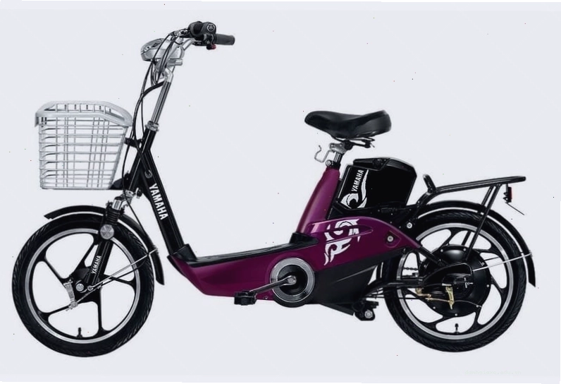 Xe đạp điện Yamaha Icats H3 màu hồng tím