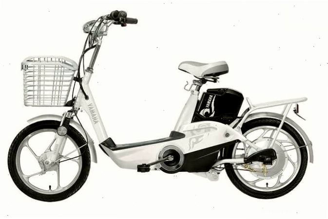 Xe đạp điện Yamaha Icats H3 phiên bản màu trắng tinh khôi