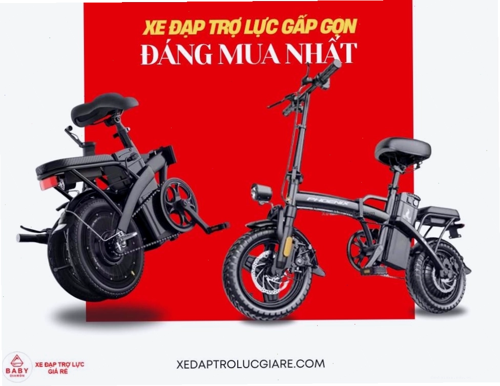 Xe đạp trợ lực gấp gọn siêu nhẹ