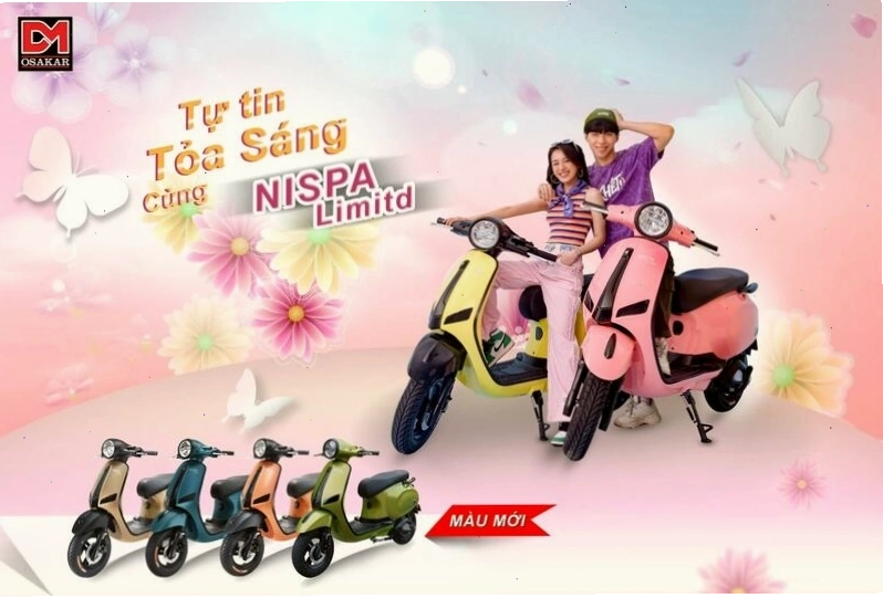 Xe điện kiểu dáng Vespa và mức giá tham khảo
