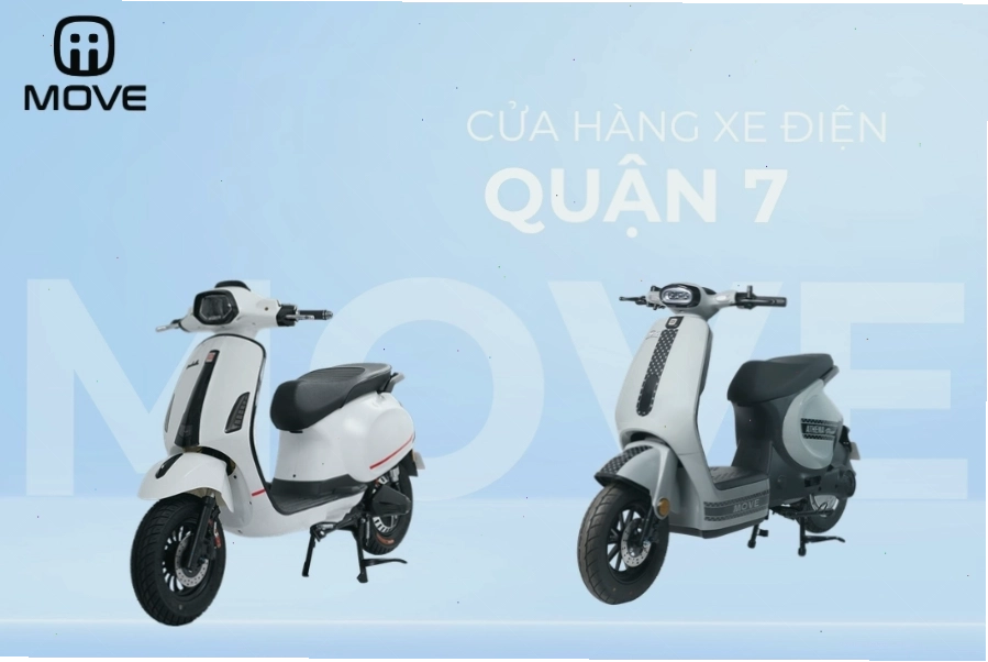 Xe điện MOVE quận 7 và các loại phụ tùng