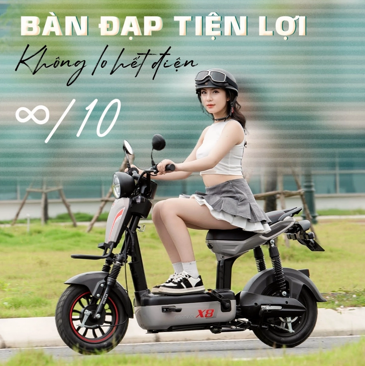 Xe điện Osakar X8 vận hành bền bỉ