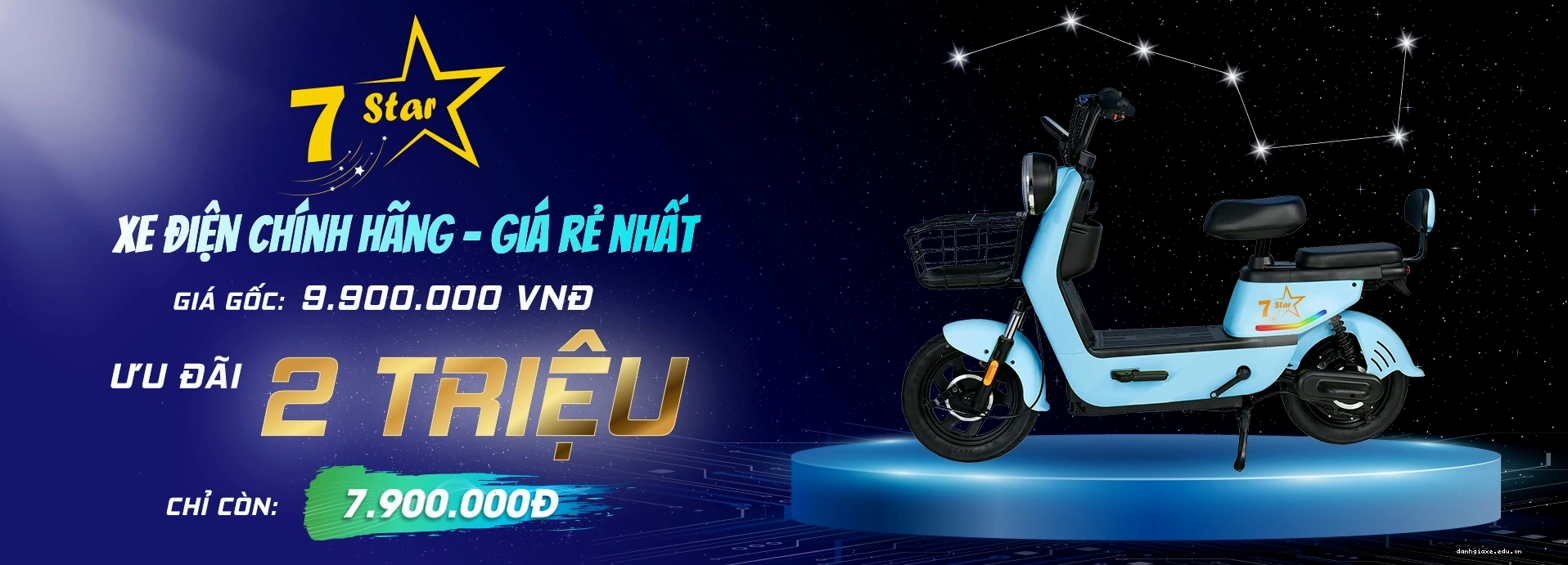 Xe điện Pega 7 Star trên đường phố