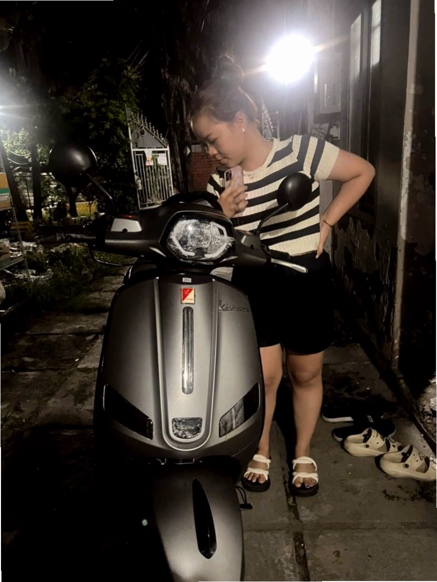 Xe ga 50cc Victoria AT88 Pro về với chị đẹp quận Tân Bình