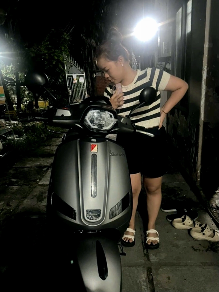 Xe ga 50cc Victoria AT88 Pro về với chị đẹp quận Tân Bình