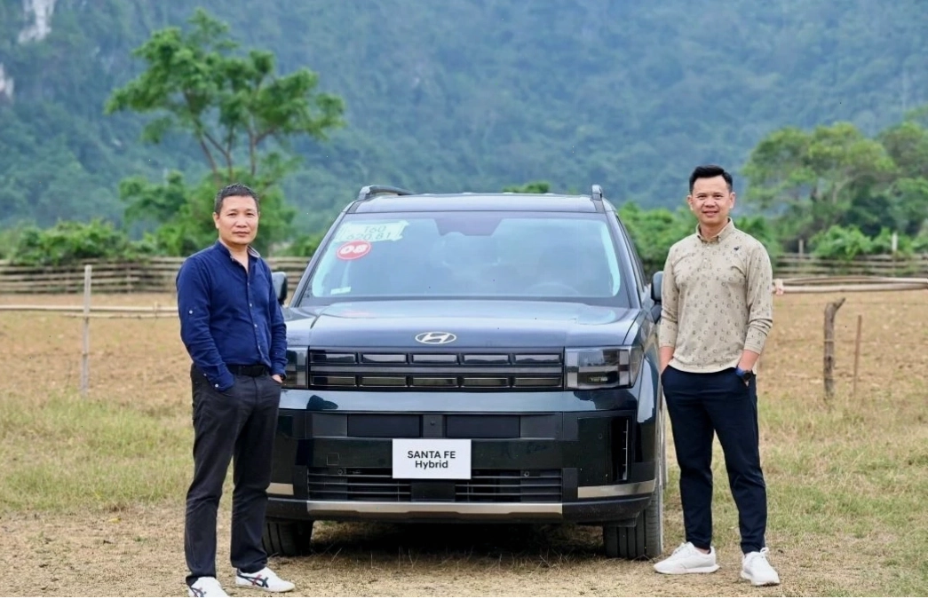 Xe Hyundai Santa Fe Hybrid là một lựa chọn phổ biến