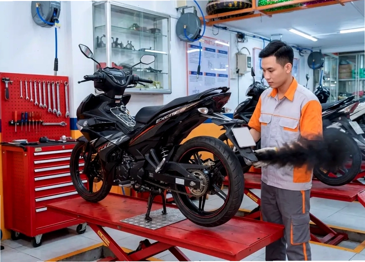 Xe máy 4 thì với hiệu suất vận hành ổn định