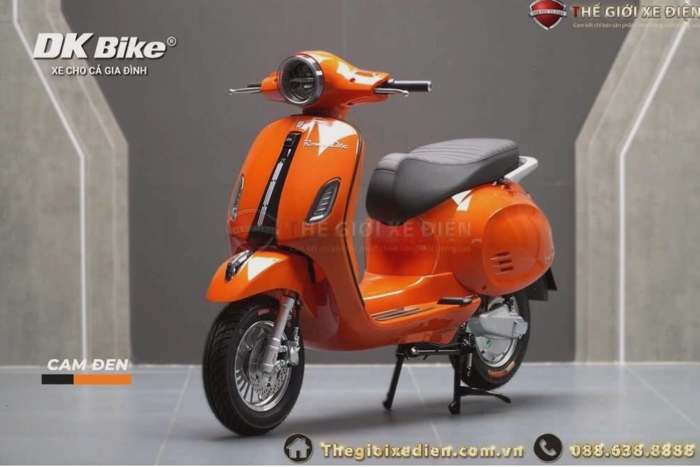 Xe máy điện DK Bike Roma Lite phong cách cổ điển