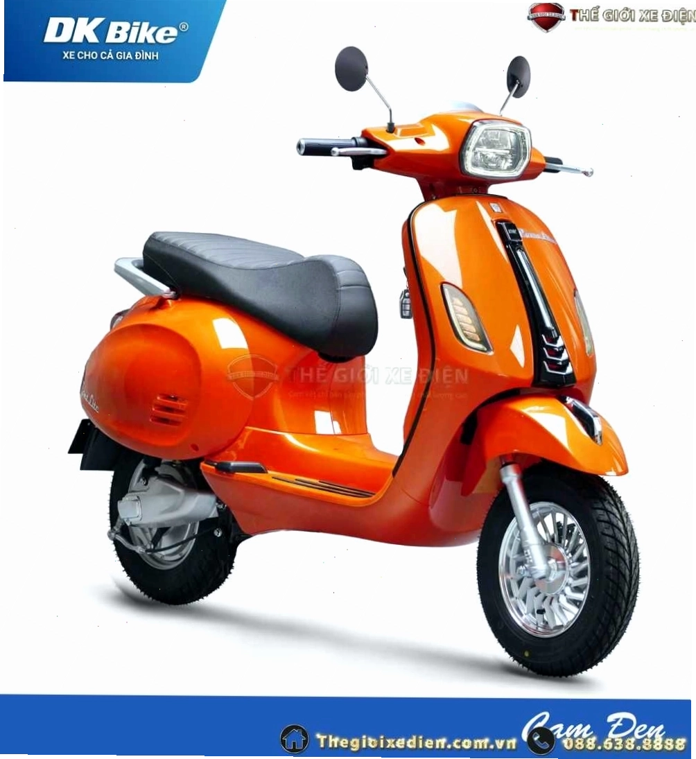 Xe máy điện DK Bike Roma Lite vuông vắn mạnh mẽ