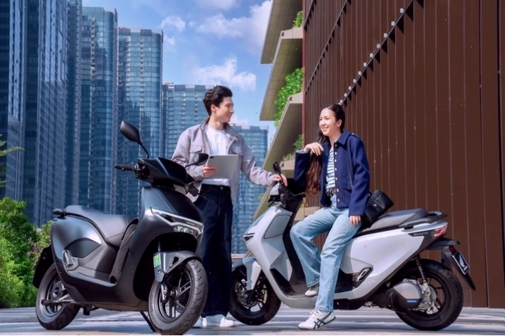 Xe máy điện Honda với các tùy chọn màu sắc đa dạng