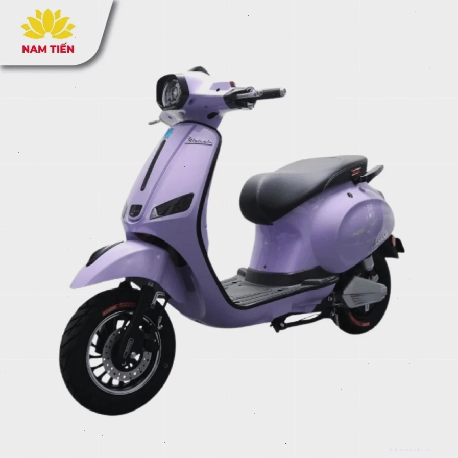 Xe máy điện Victoria V38 màu tím hồng