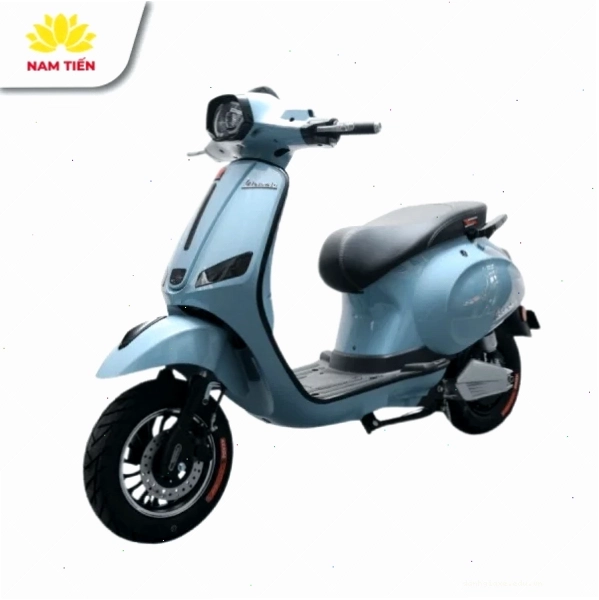 Xe máy điện Victoria V38 màu xanh xám