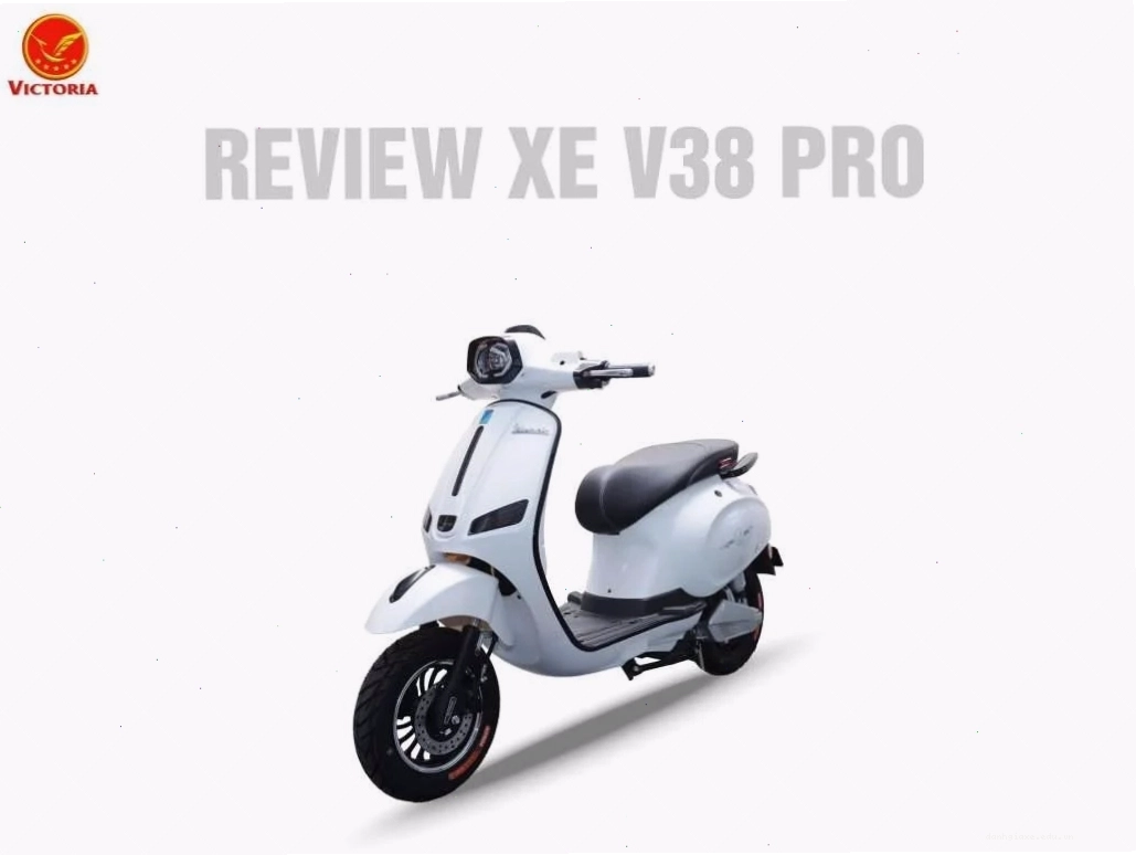 Xe máy điện Victoria Vespa 50cc màu trắng sang trọng