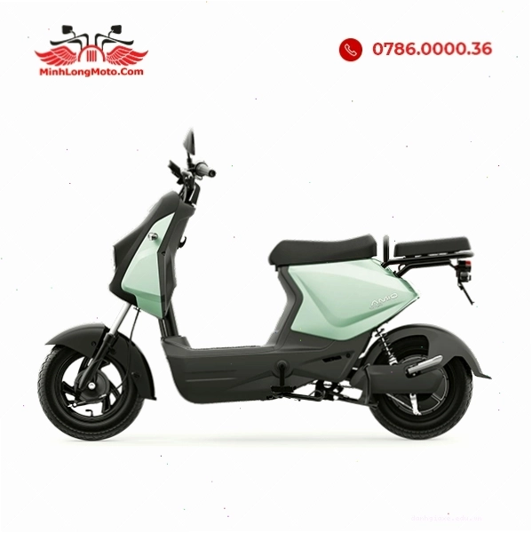 Xe m&aacute;y điện VinFast Amio m&agrave;u xanh