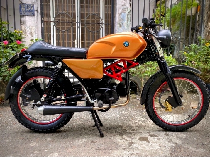Xe Win 100 độ phong cách cafe racer