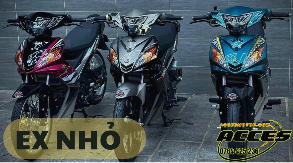 Xe Yamaha Exciter 150 phiên bản mới màu đỏ đen thể thao