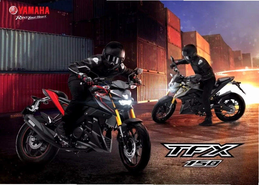 Yamaha TFX 150 với thiết kế thể thao và màu sắc bắt mắt