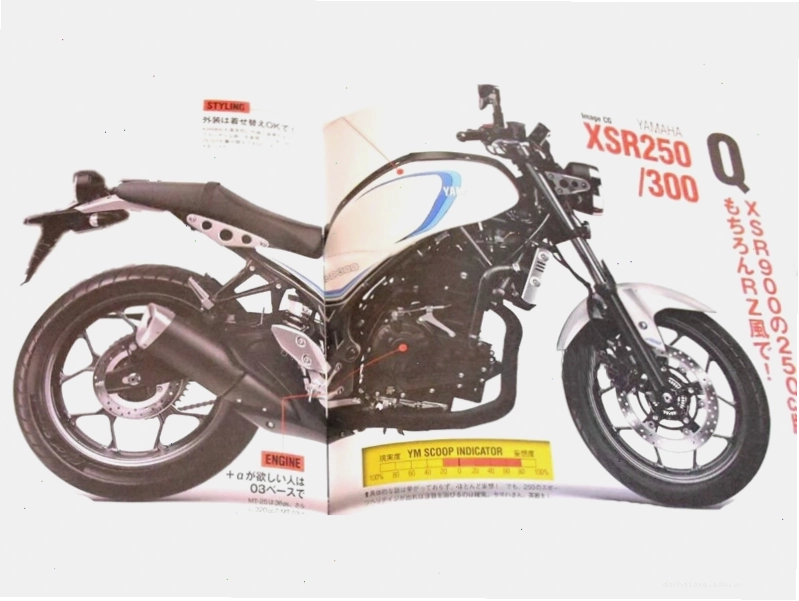 Yamaha XSR 300 với thiết kế đậm chất cổ điển