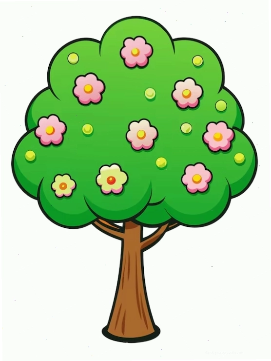 Cây hoa chibi nở rộ rực rỡ