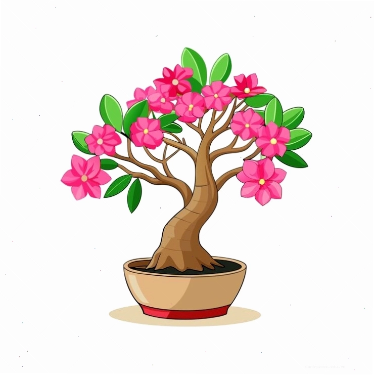 Cây trồng trong nhà phong cách chibi