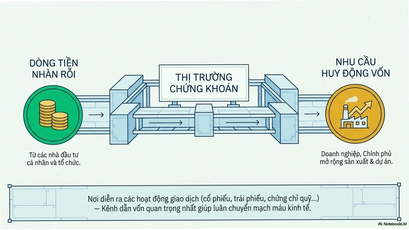 Cơ cấu vận hành thị trường chứng khoán năm 2026