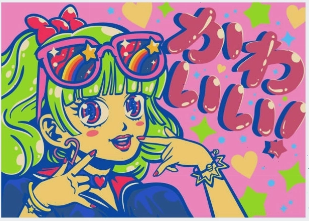 Sophisticated student character art in a school setting