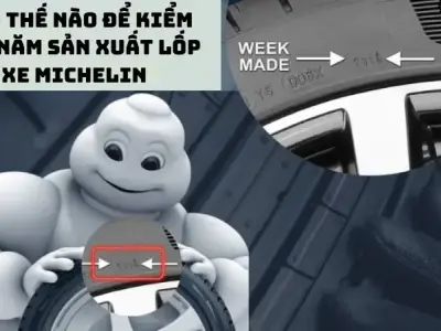 Làm thế nào để kiểm tra năm sản xuất lốp xe Michelin? 