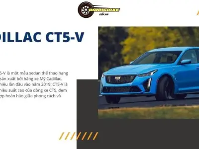 Cadillac CT5-V: Sự hòa quyện giữa hiệu suất và đẳng cấp