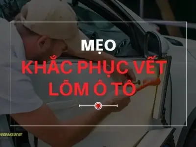 Mẹo tự khắc phục vết móp trên xe ô tô tại nhà