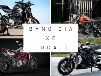 Bảng giá xe Ducati tháng 10/2024: Cập nhật thông tin mới nhất