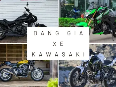 Cập nhật bảng giá xe Kawasaki tháng 10/2024 mới nhất
