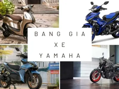 Bảng giá xe Yamaha tháng 10/2024: Cập nhật bảng giá mới nhất