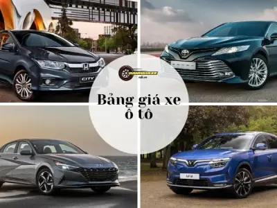 Cập nhật chi tiết bảng giá xe ô tô tháng 10/2024 mới nhất