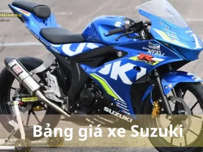 Cập nhật mới nhất bảng giá xe máy Suzuki tháng 10/2024