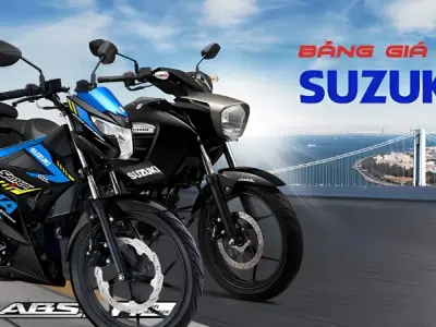 Cập nhật bảng giá xe máy Suzuki tháng 3/2025 mới nhất
