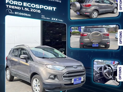 Ford EcoSport 2016: Đánh giá chi tiết xe cũ và lưu ý khi mua