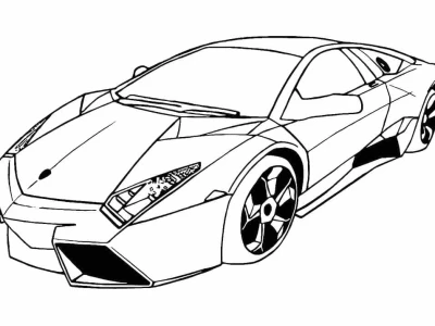 Khám phá thế giới hình vẽ xe Lamborghini: Nét đẹp tốc độ và sáng tạo