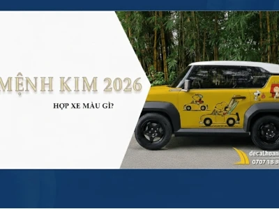 Mệnh Kim hợp xe màu gì để đón tài lộc, may mắn trong năm 2026?