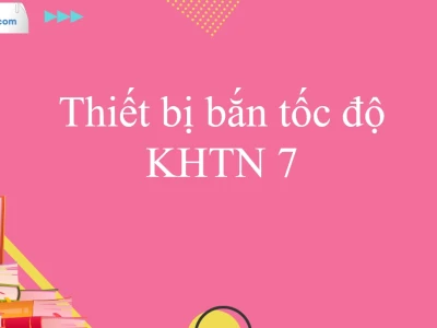 Thiết bị bắn tốc độ trong giao thông: Các loại và công dụng